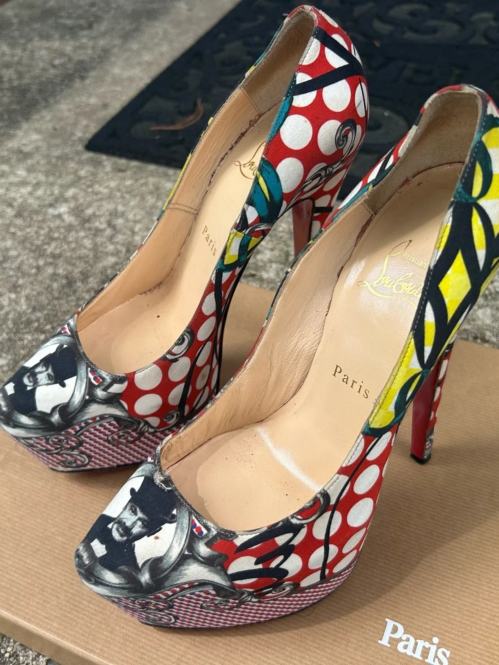Christian Louboutin Multicolor Daffodile 160 Pumps